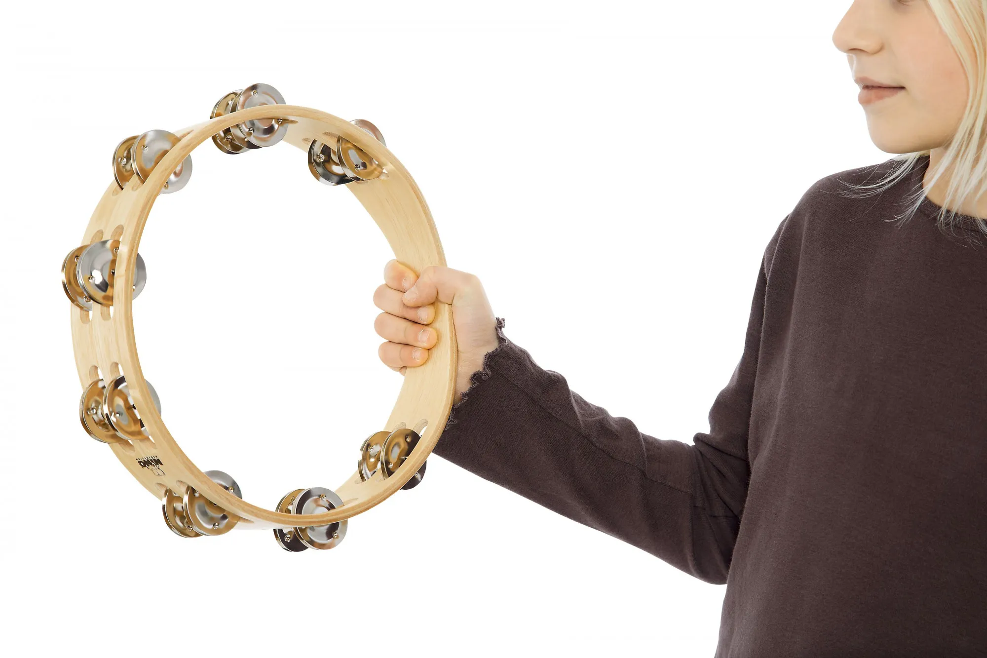 NINO15 Wood Tambourine