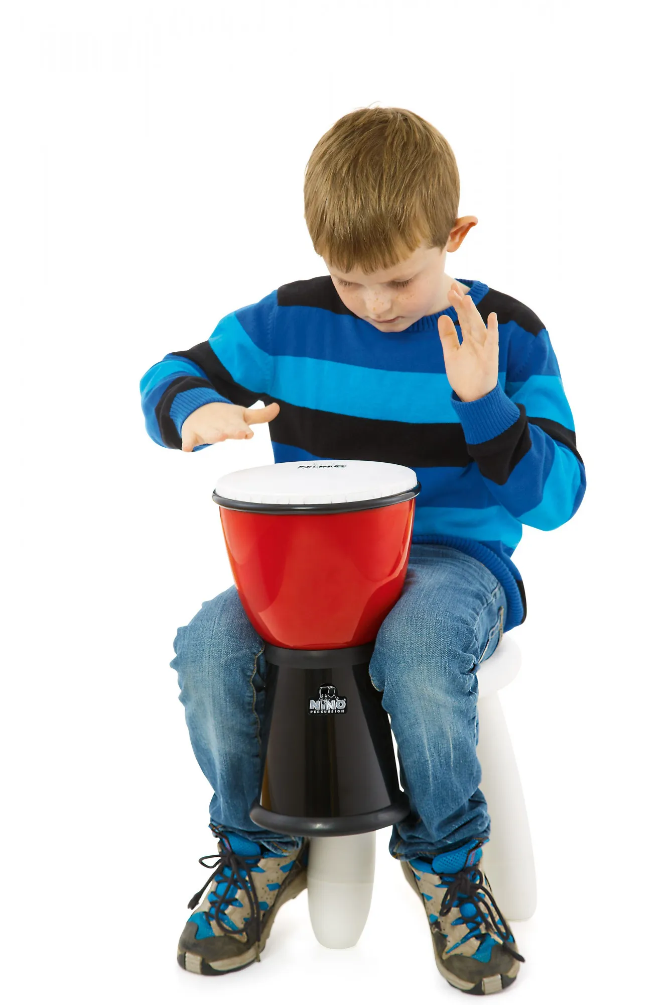 Nino18R/BK Rot/Schwarz Djembe