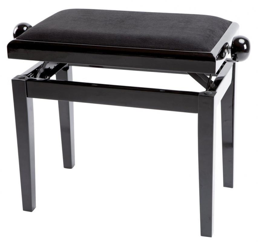 Pianobank Schwarz hochglanz