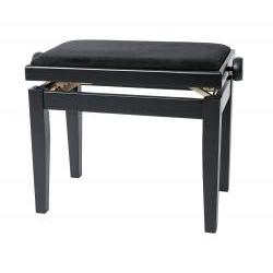 Pianobank Schwarz Matt