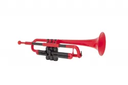 Kunststoff-Trompete Rot