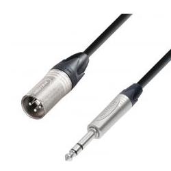 Kabel XLR-stereoKlinke 10m