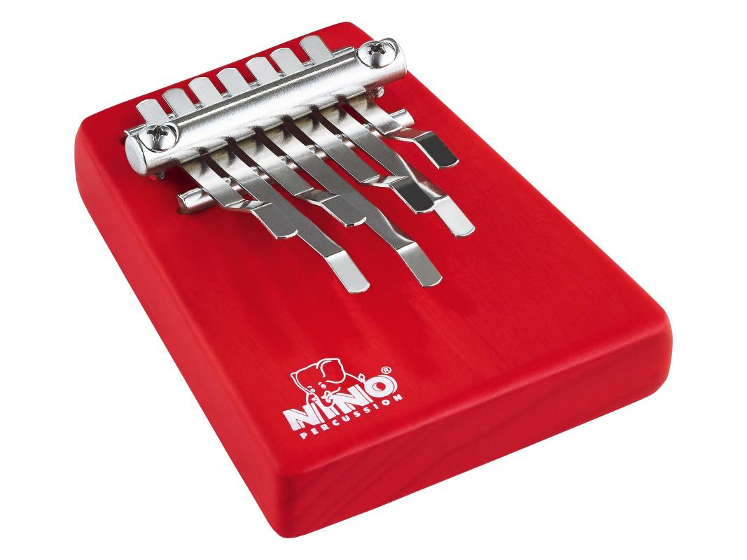 NINO964R Holz-Kalimba rot