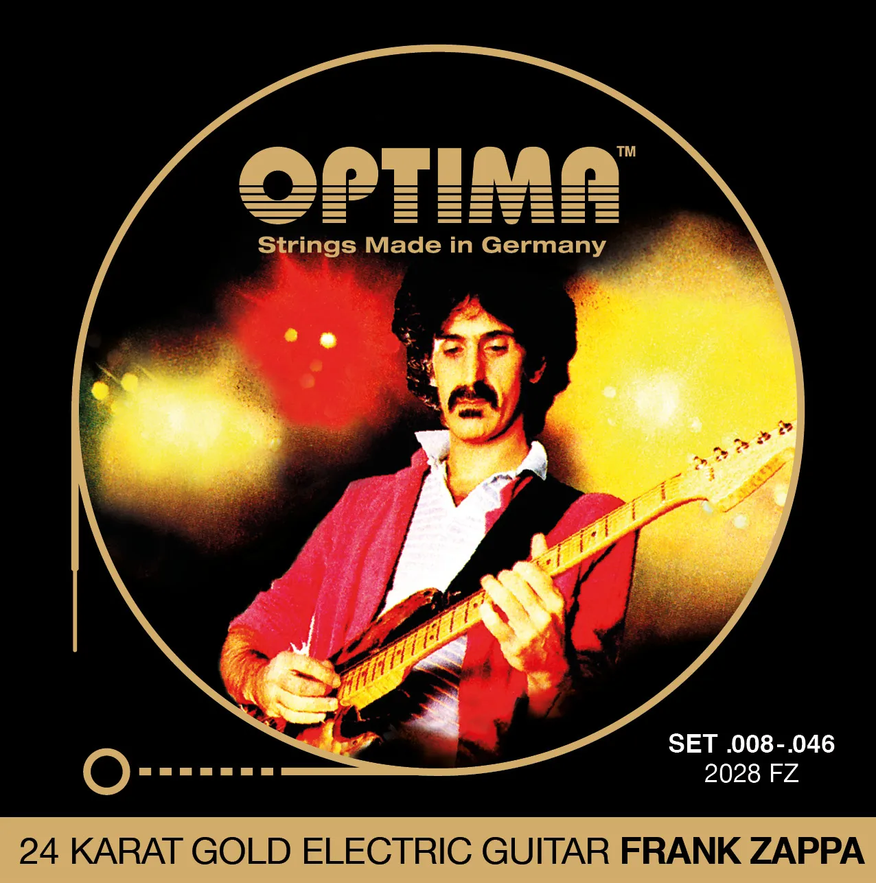 2028FZ Goldsaiten E-Gitarre Frank Zappa