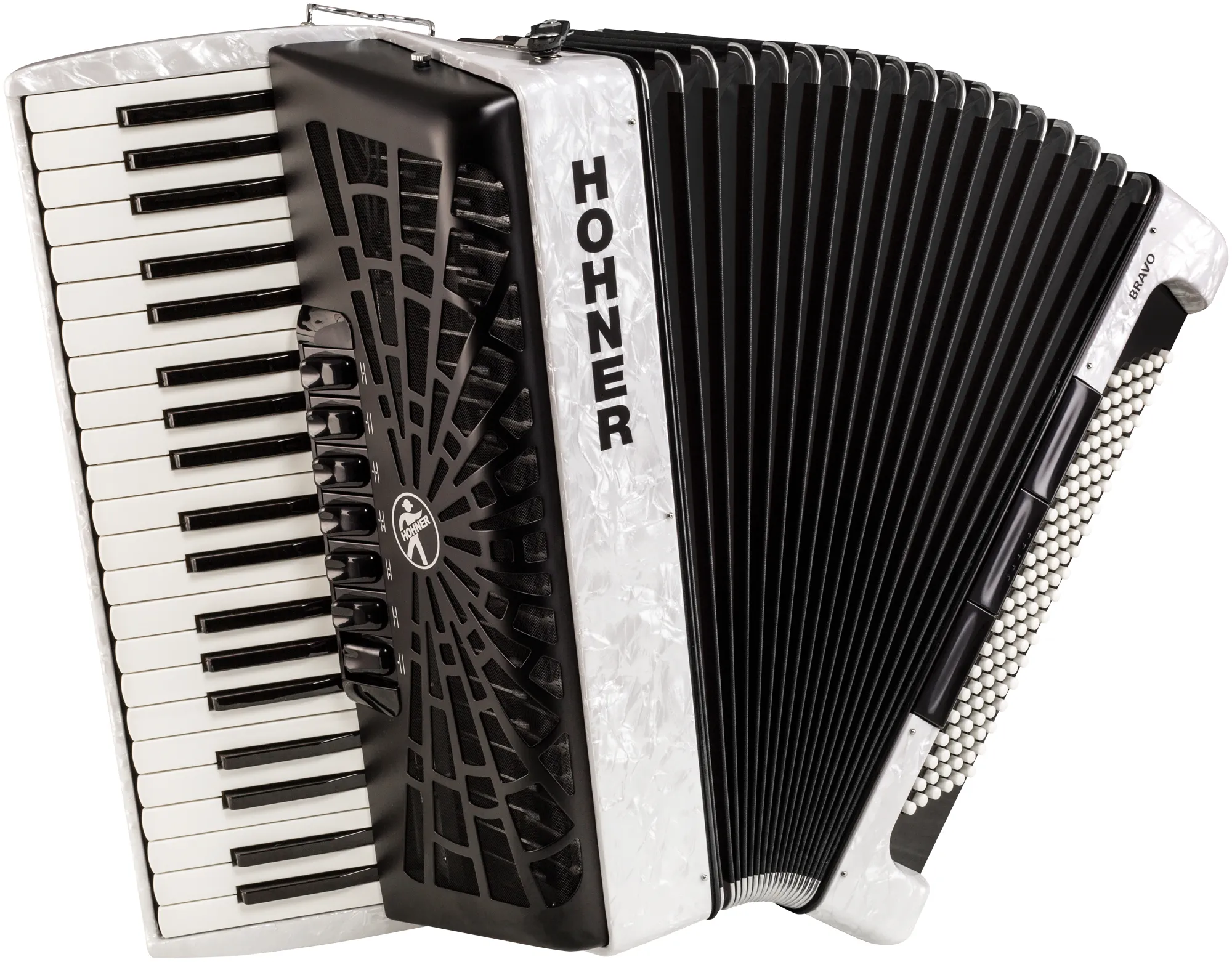 Bravo III 120 weiß silent key 