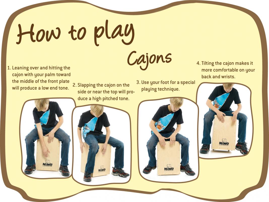 Cajon Blau 33cm