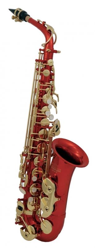 Rotes Alt-Saxophon AS-202R