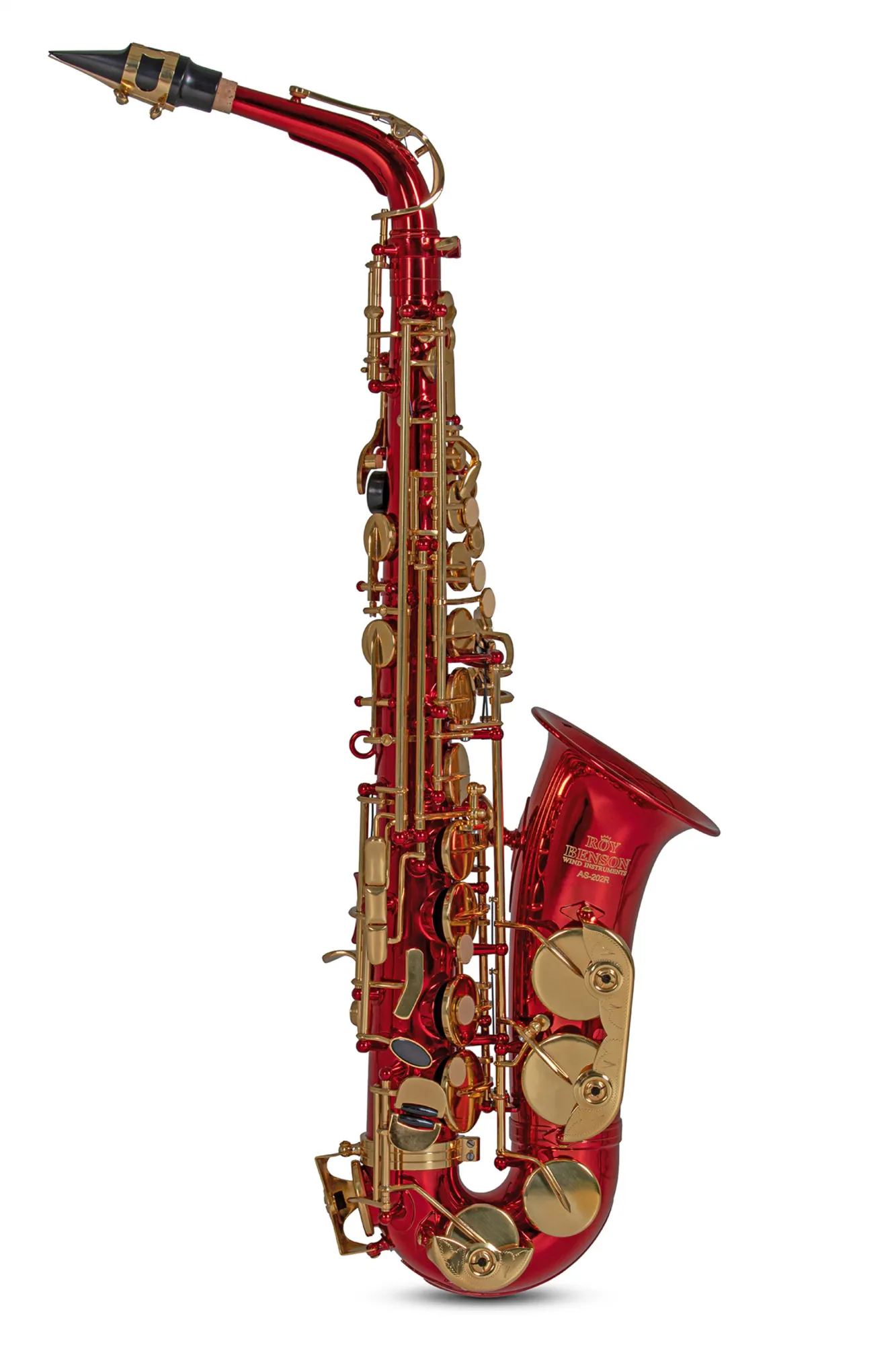 Rotes Alt-Saxophon AS-202R
