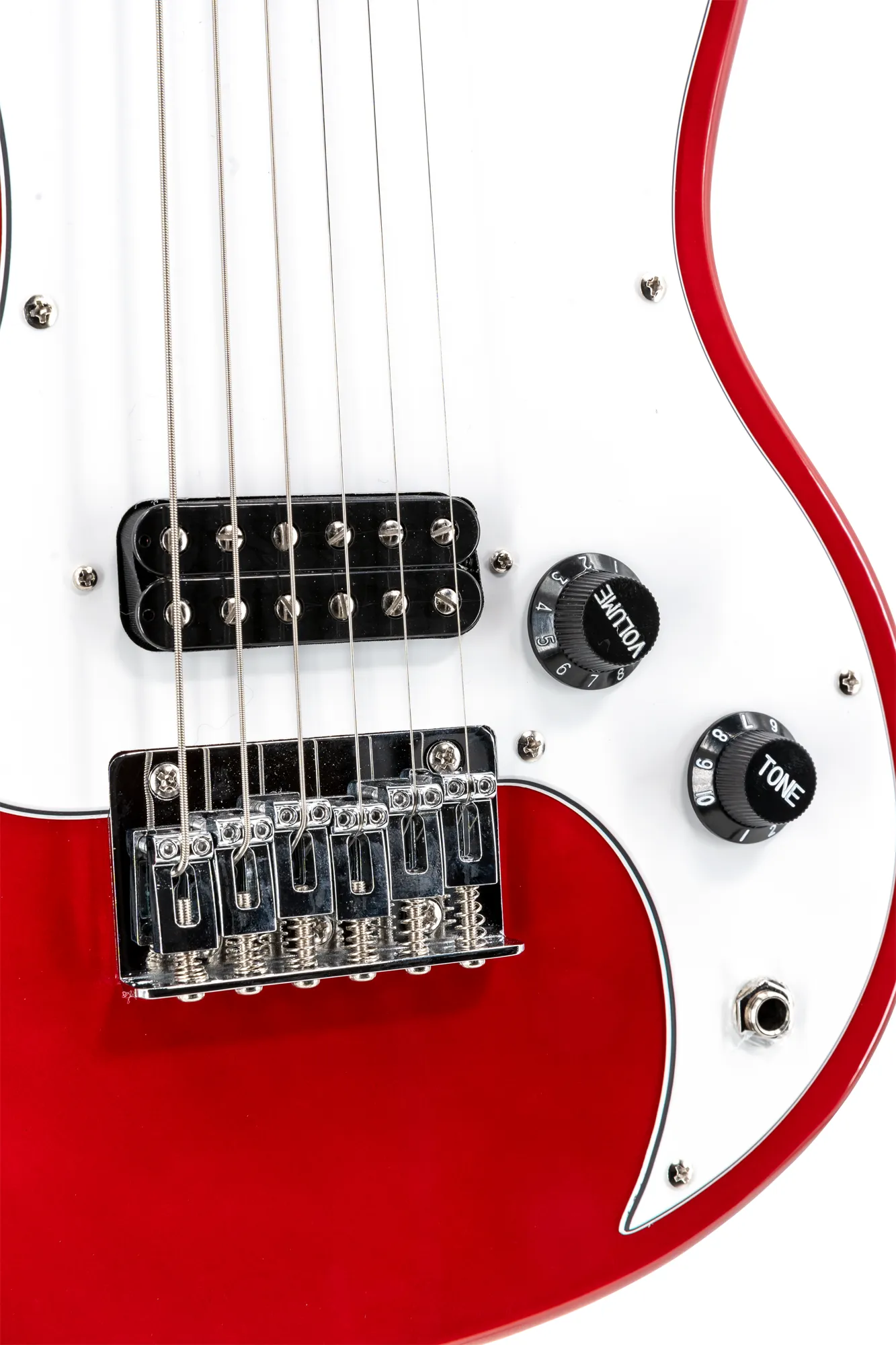 SDC-1 Mini-E-Gitarre rot