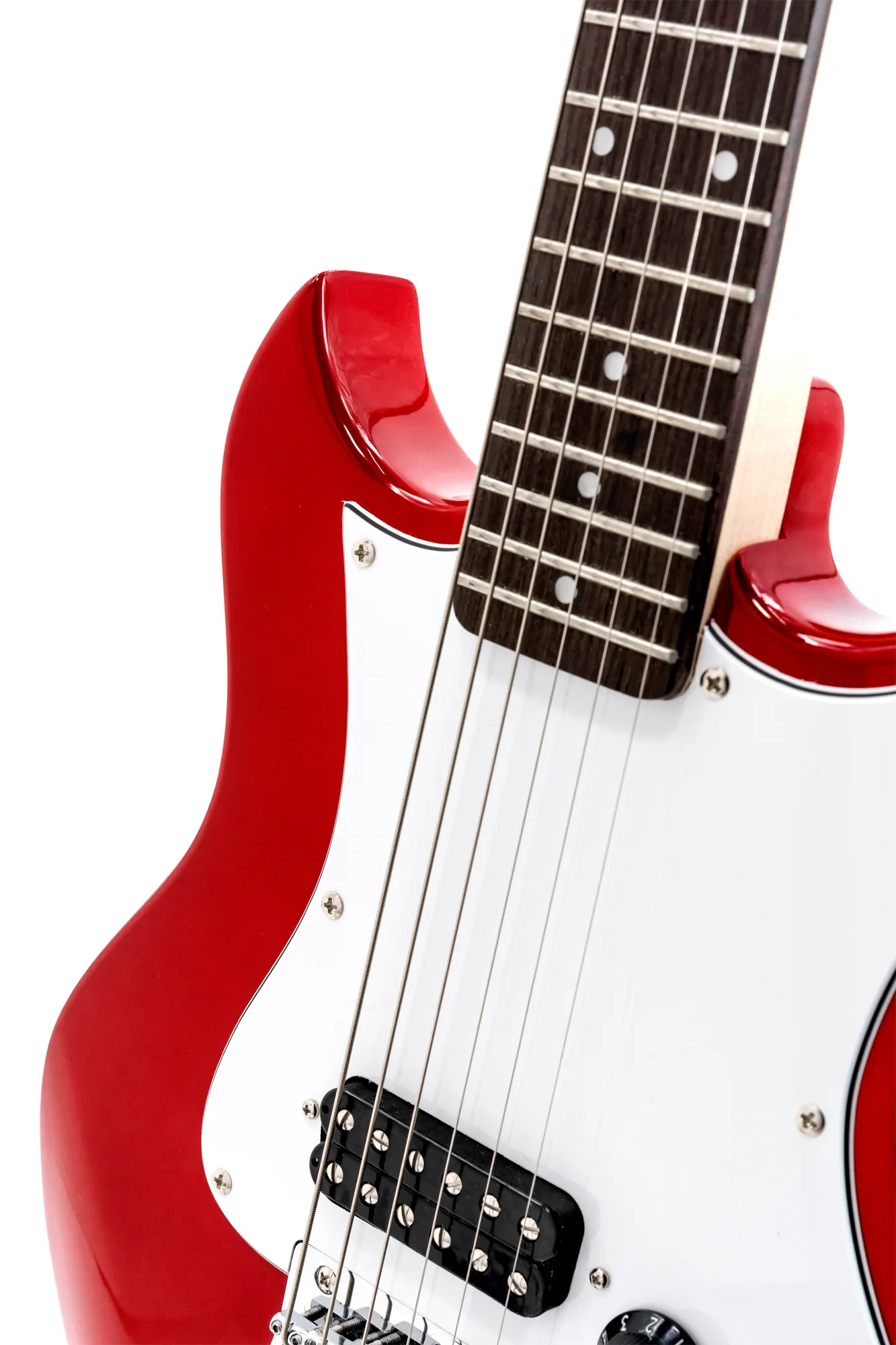 SDC-1 Mini-E-Gitarre rot