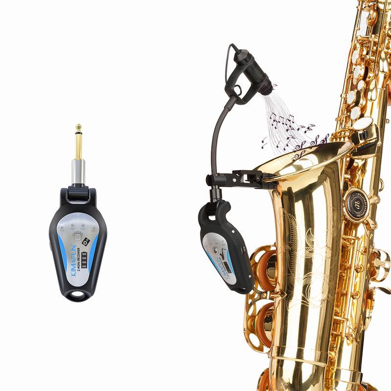 Funkmikrofon für Blasinstrumente