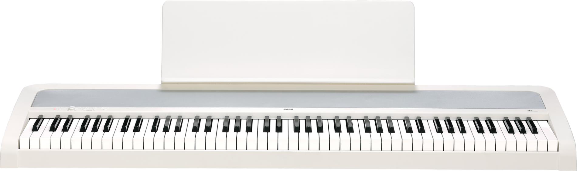 B2 Digital-Piano weiß