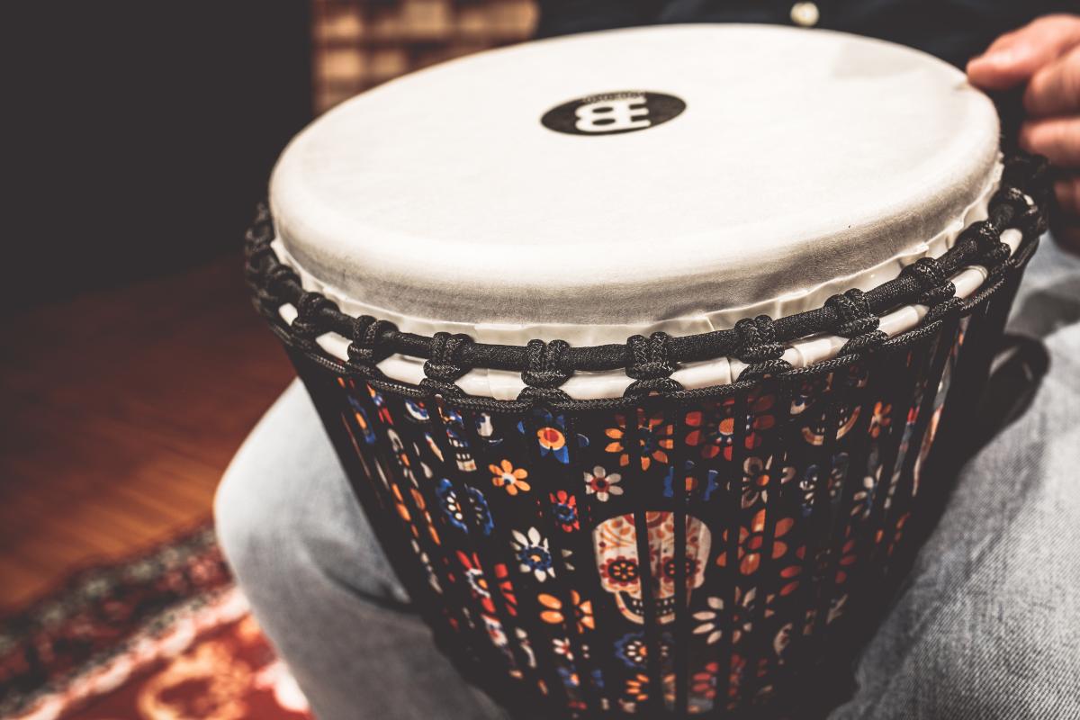 Djembe Day-of-the-Dead-Finish 10 Zoll
