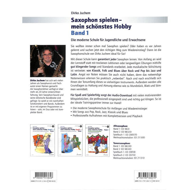 Saxophon spielen 1 - mein schönstes Hobby