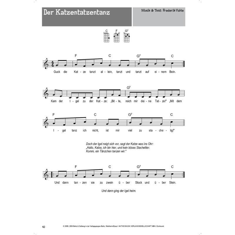 100 Kinderlieder für Ukulele