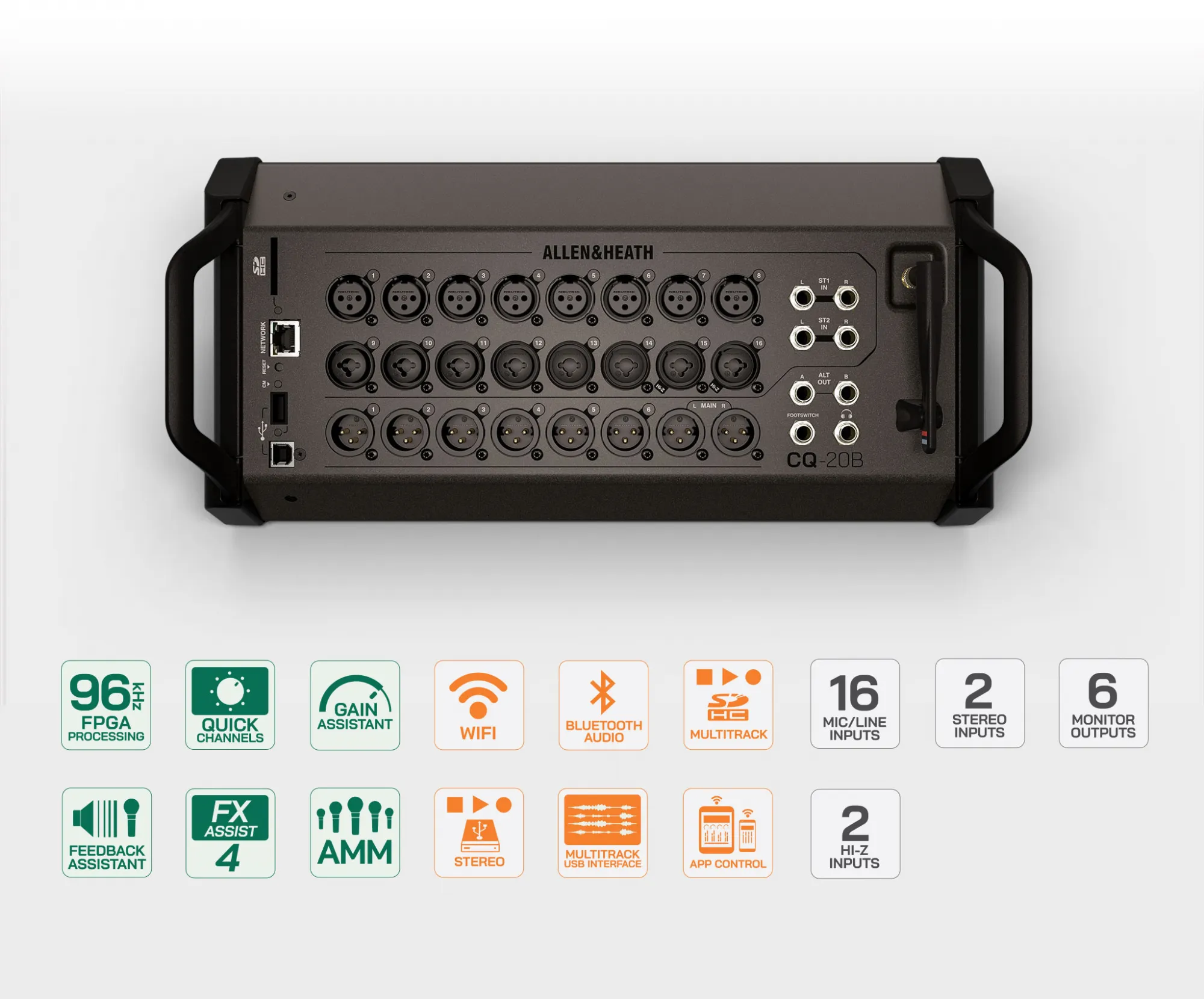 CQ20B Kompakter Bluetooth-Digitalmixer