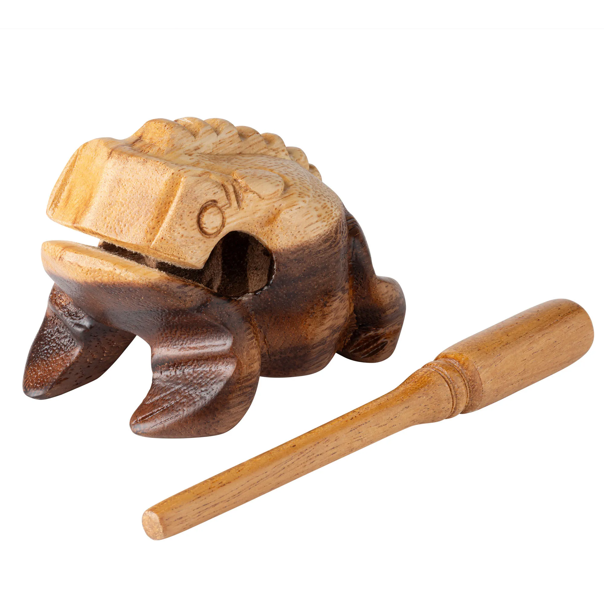 Holz Frosch Güiro groß