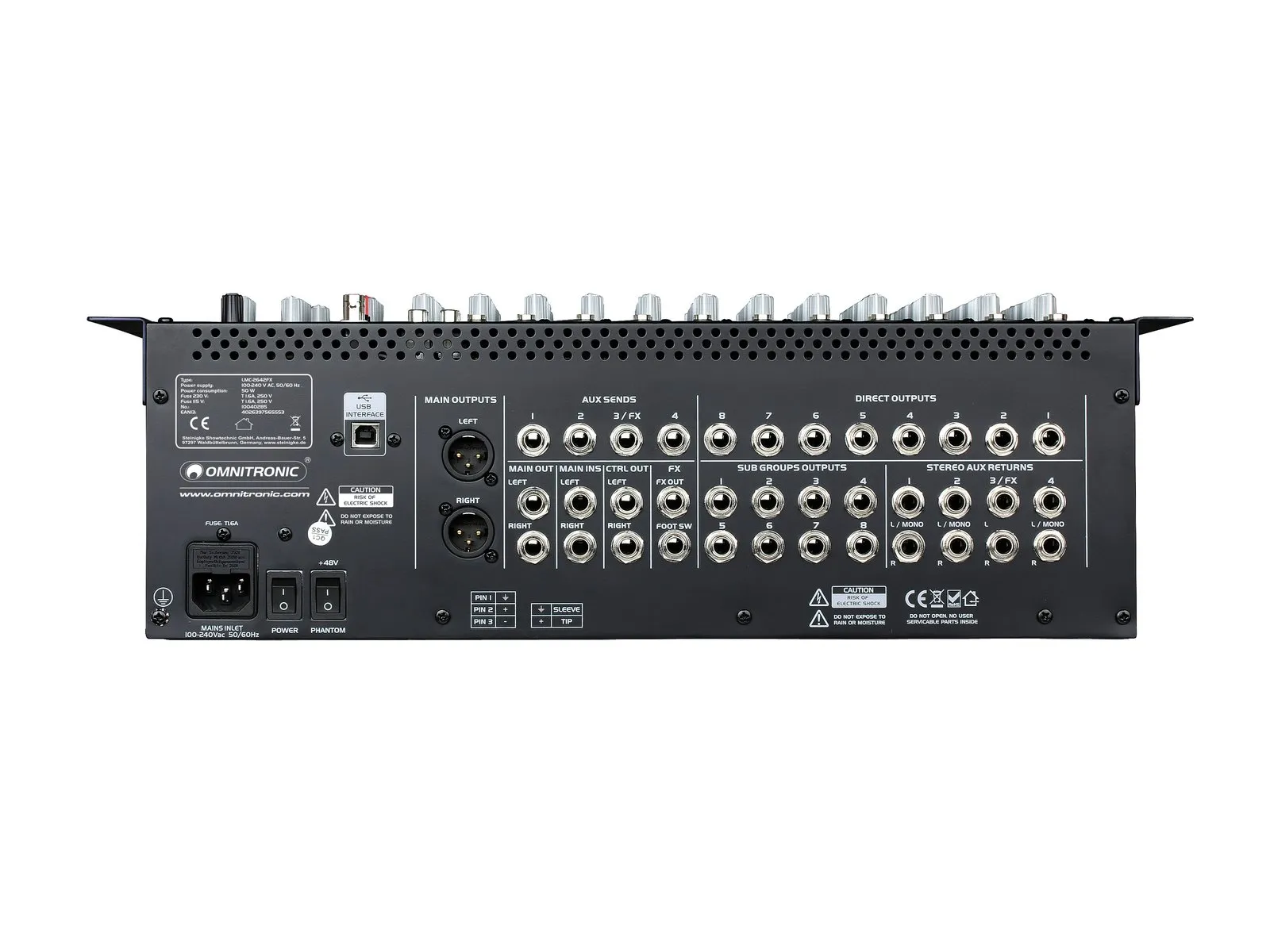 LMC-2642FX USB Mischpult
