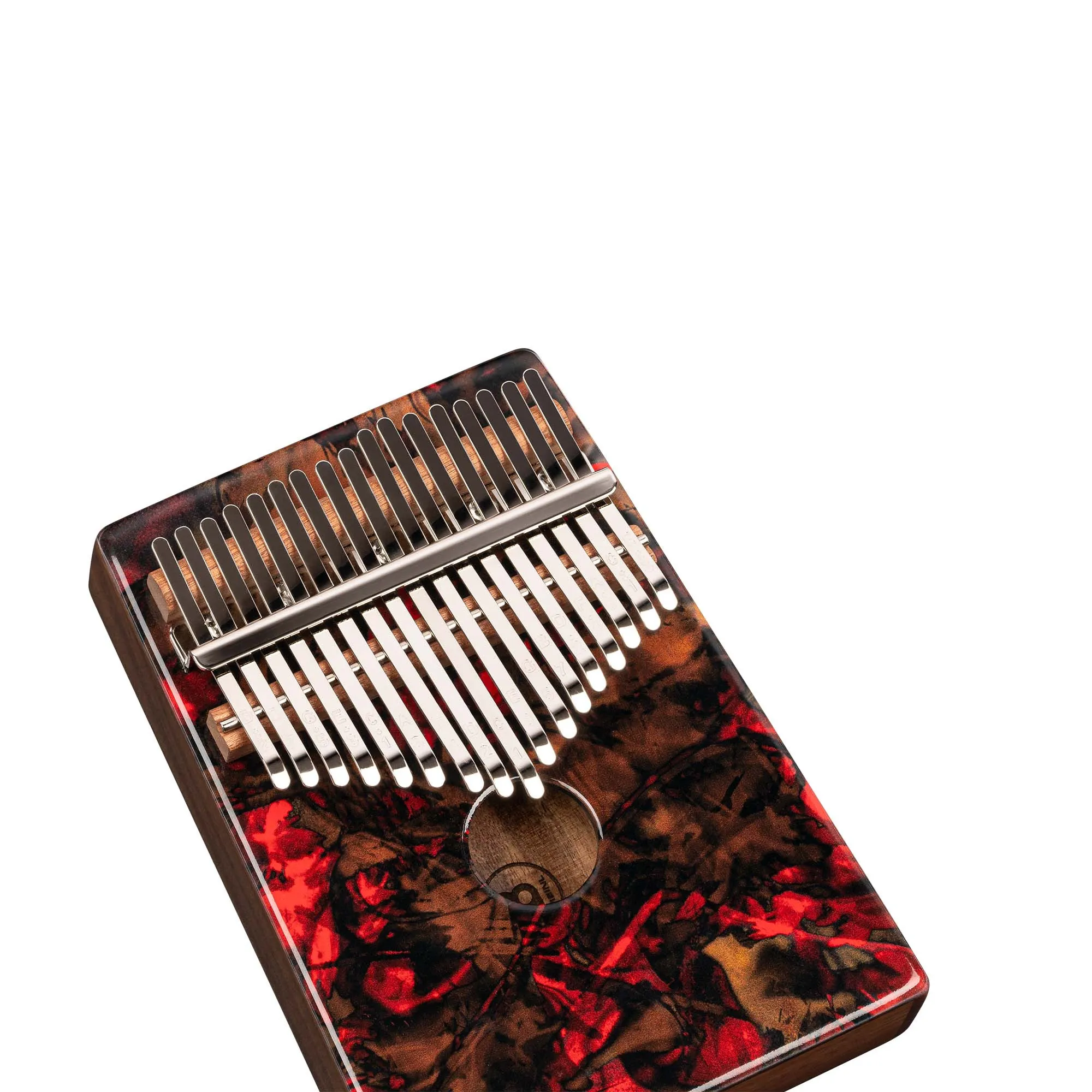 Sound Hole Designer Kalimba - Lava