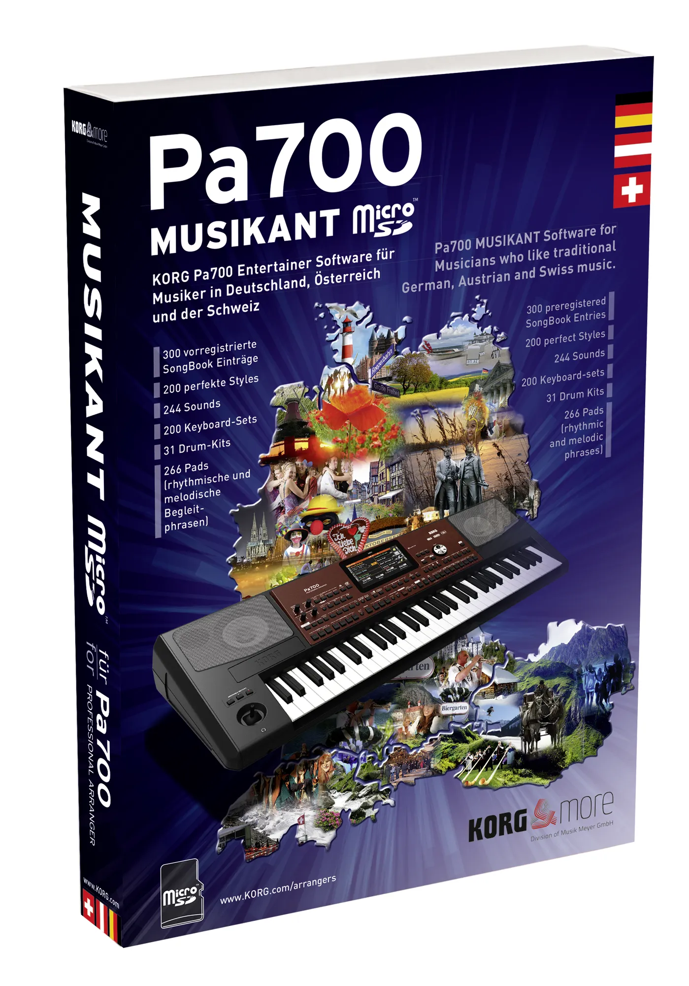 Musikant-Software für Pa700