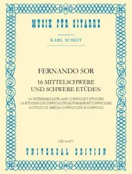 16 mittelschwere und schwere Etüden aus op.6, 29, 31