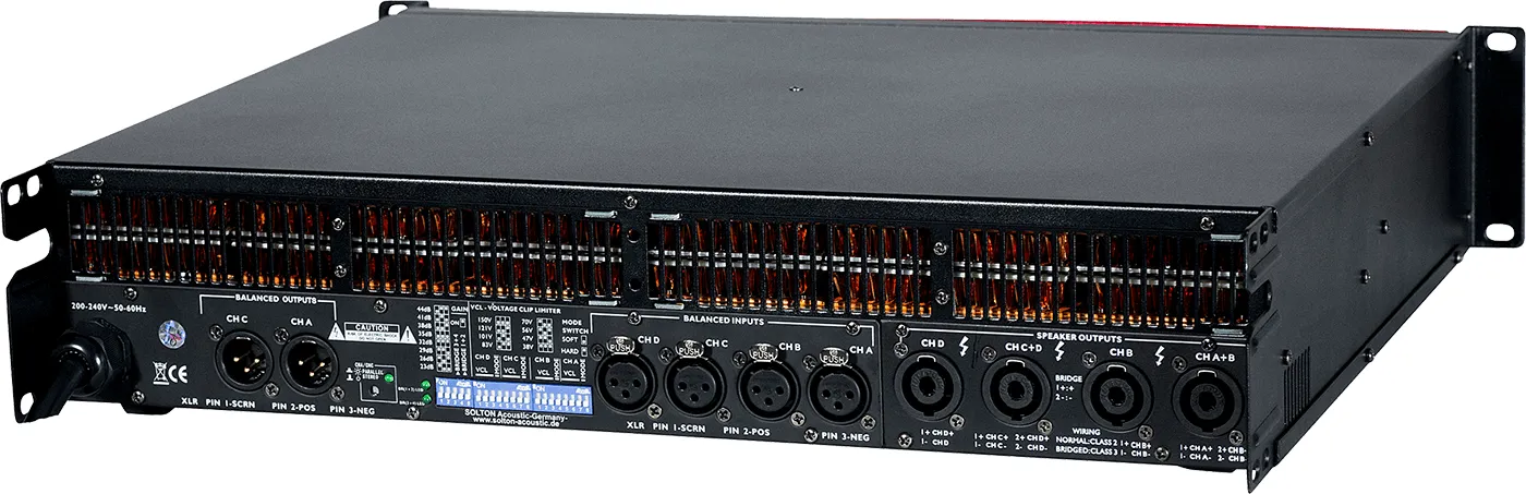 DX 4 Digitale 4-Kanal-Endstufe