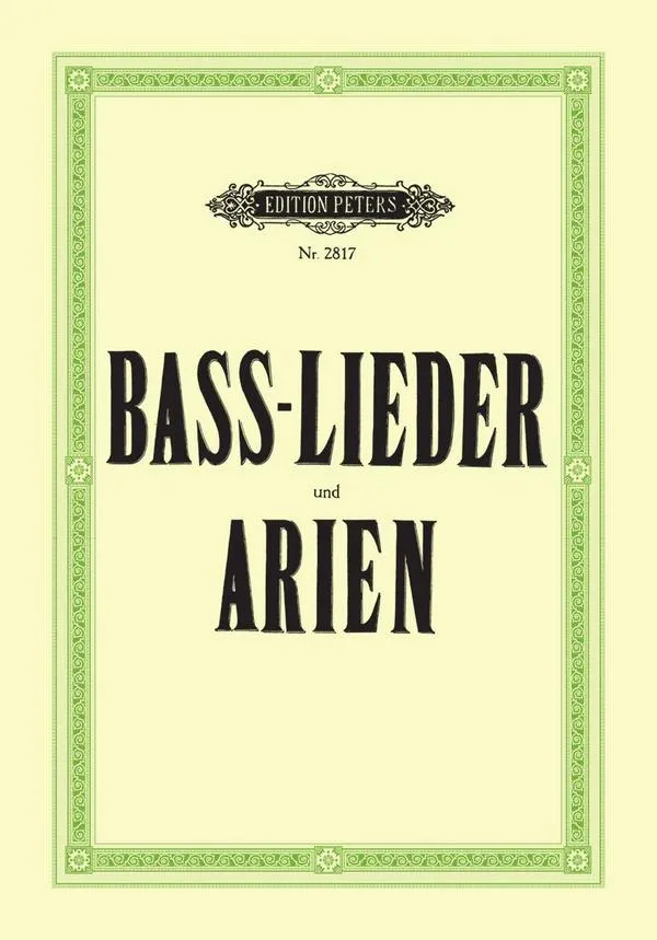 Bass-Lieder und Arien  Foto 1