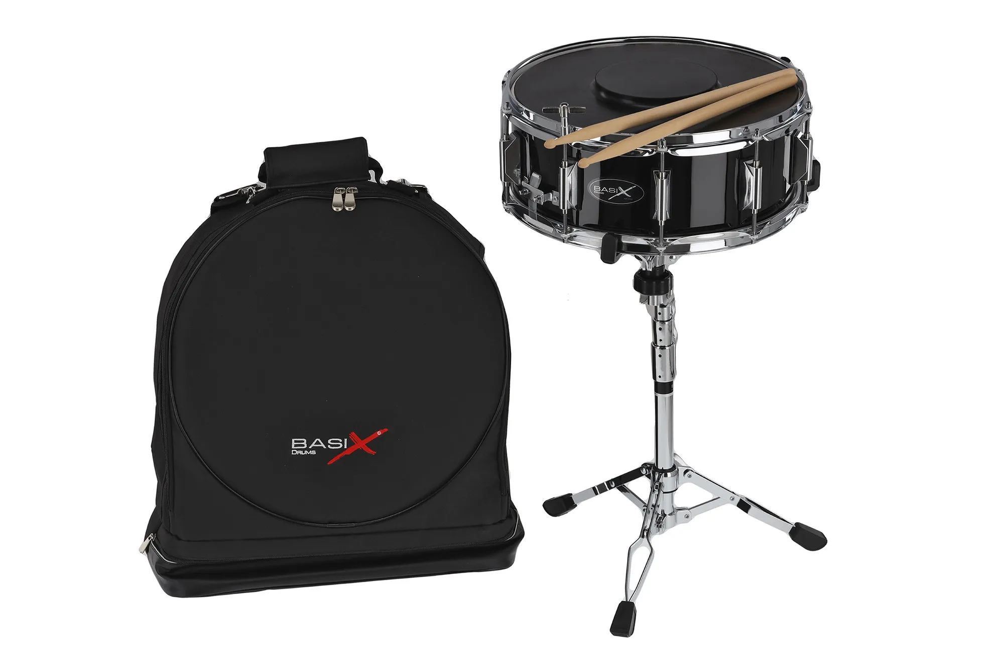 Snaredrum Starter Set hoher Ständer