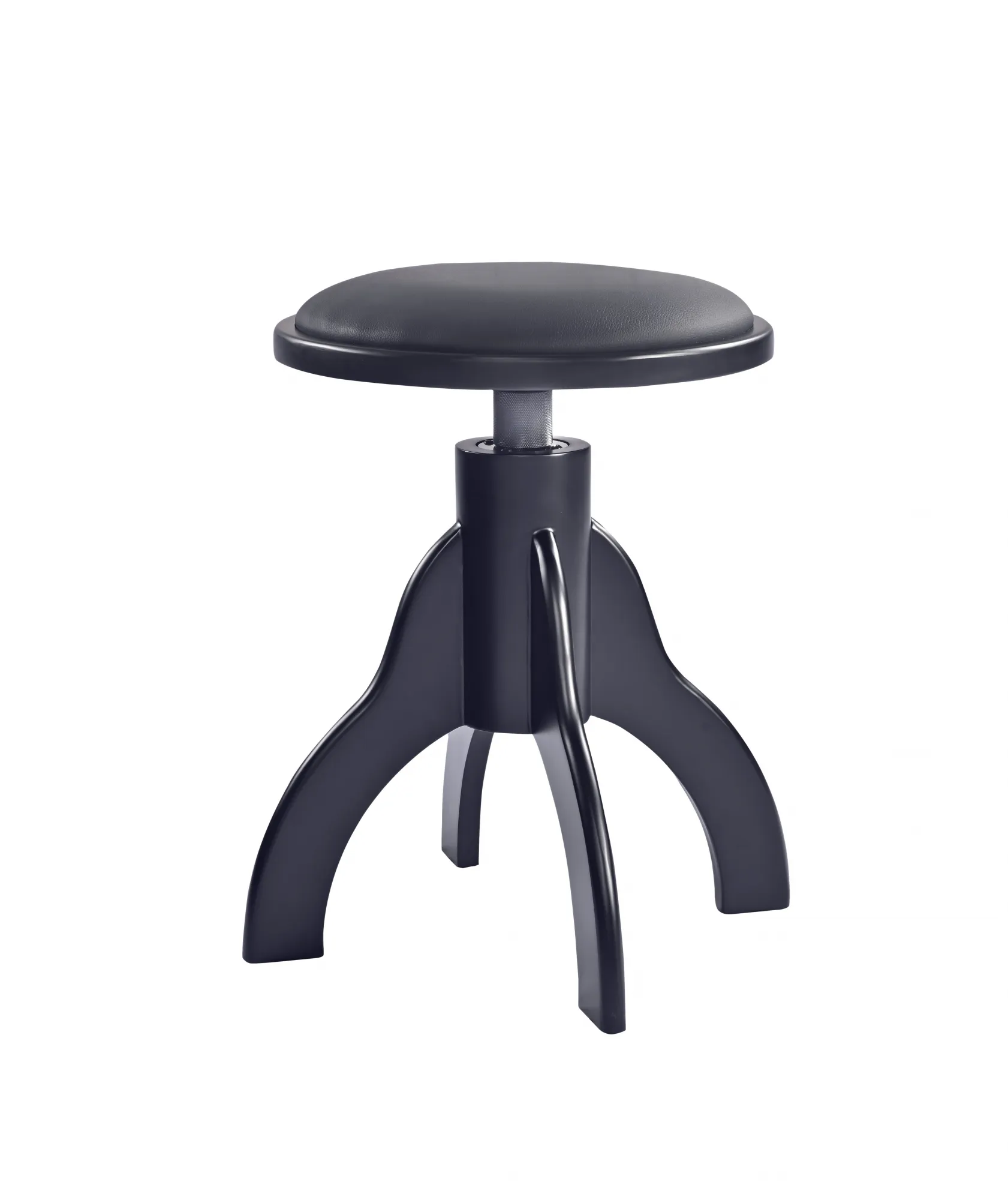 13851 Klavierhocker schwarz hochglanz