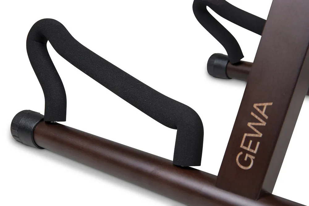 GS-60DW Gitarrenständer Holz Walnuss dunkel