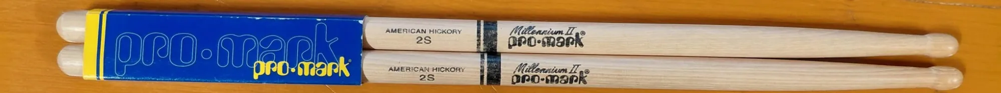 Hickory 2S Wood Tip Drum Sticks
