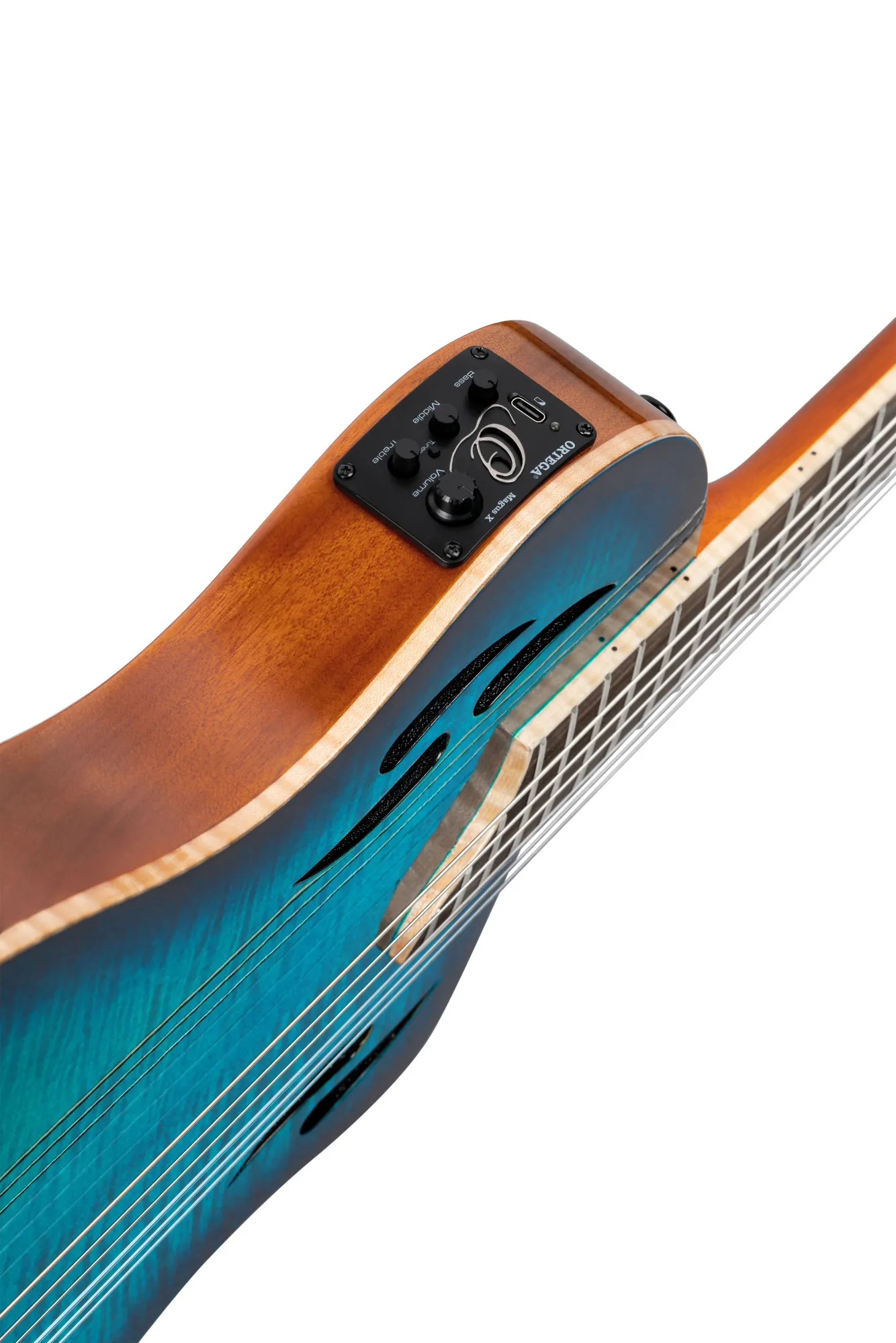 RTPDLX-FMA Flamed Maple Blue