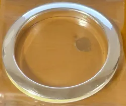 4 Zoll Lochverstärkungsring  Chrome Round