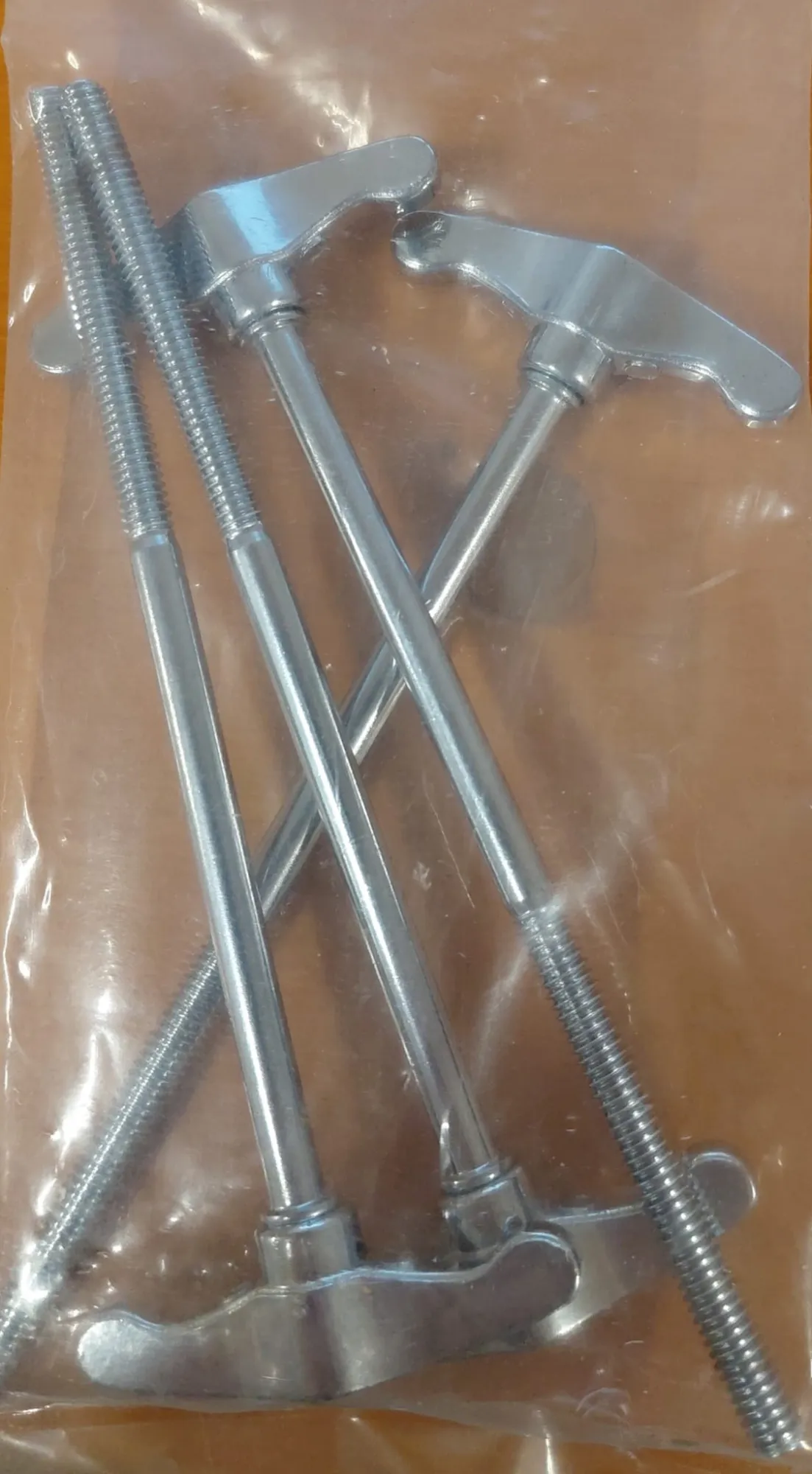 Bass Drum Rods Spannschrauben Set (4 Stück)