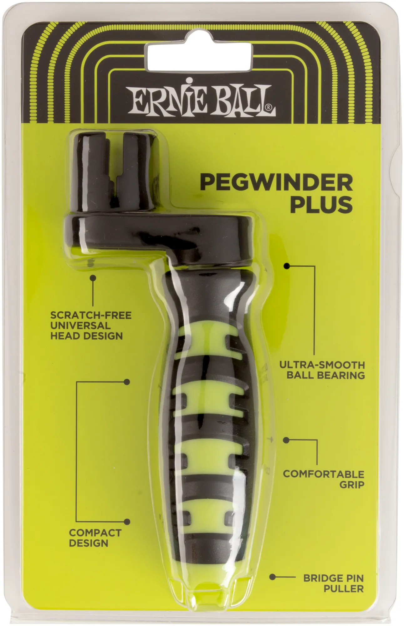 Saitenkurbel, Pegwinder Plus, schwarz/grün