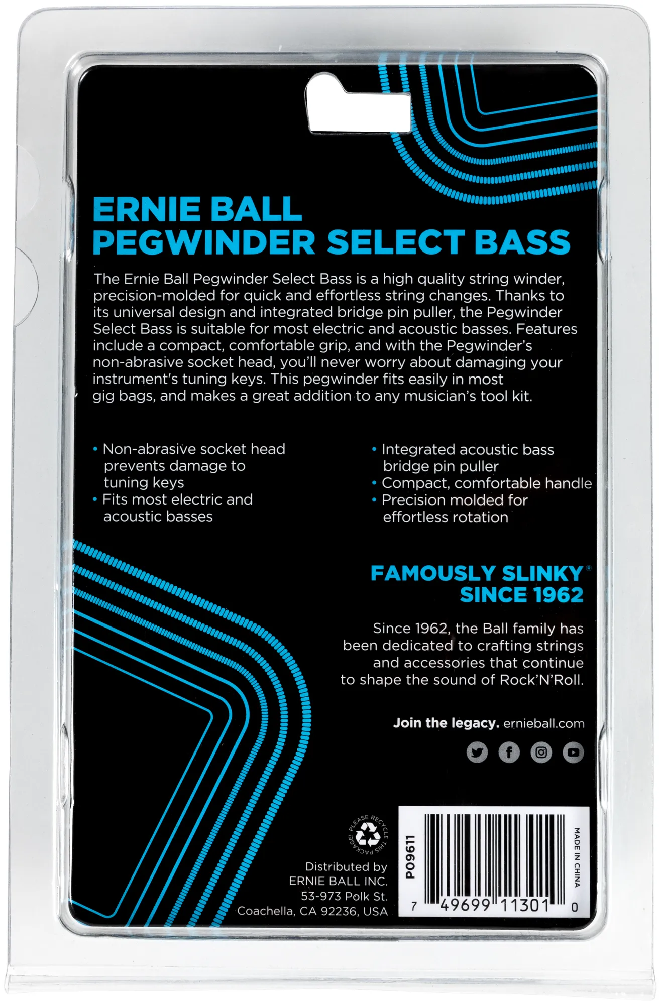 Saitenkurbel, Pegwinder Select Bass