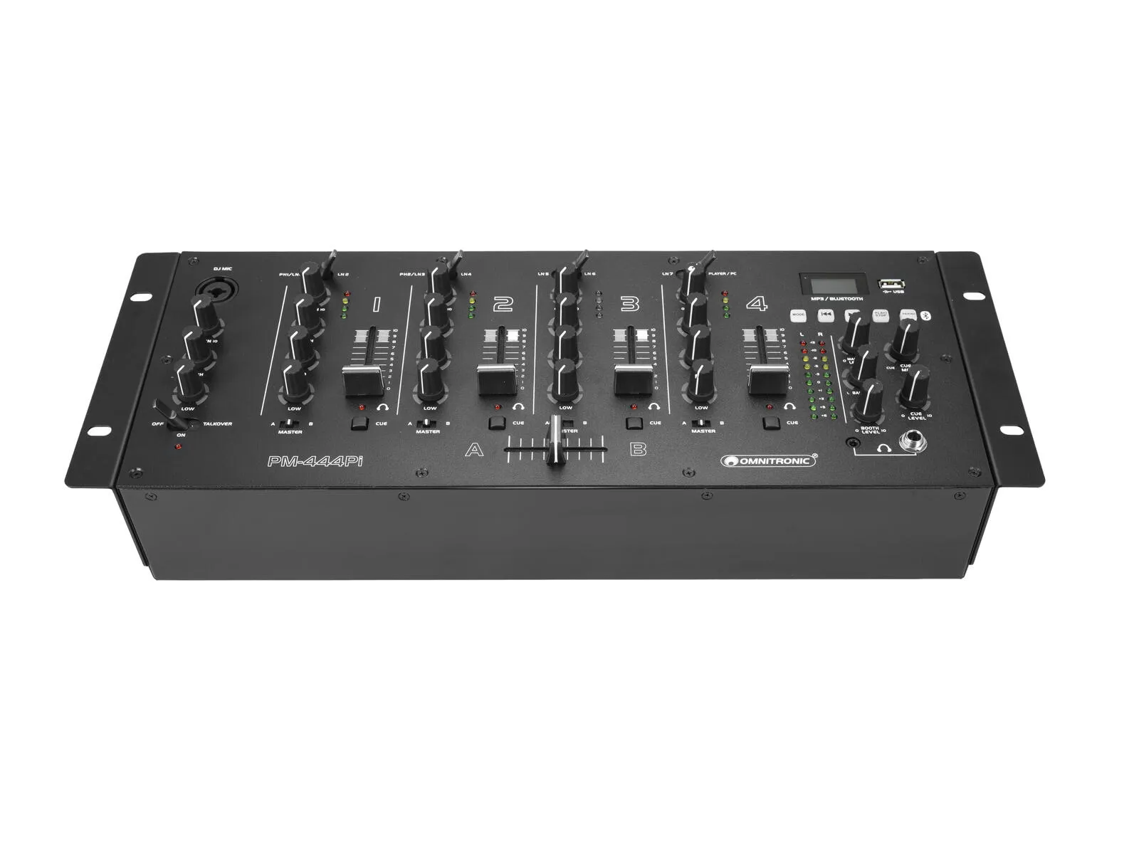 PM-444Pi 4-Kanal-DJ-Mixer