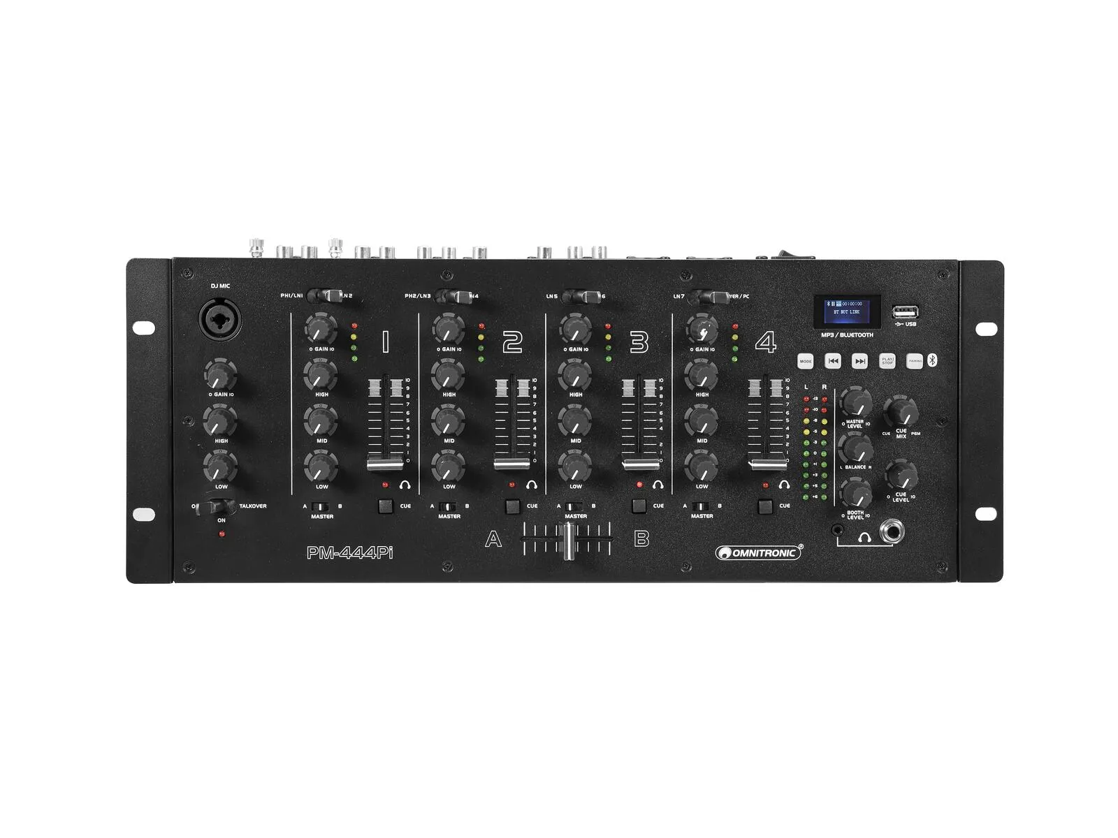 PM-444Pi 4-Kanal-DJ-Mixer