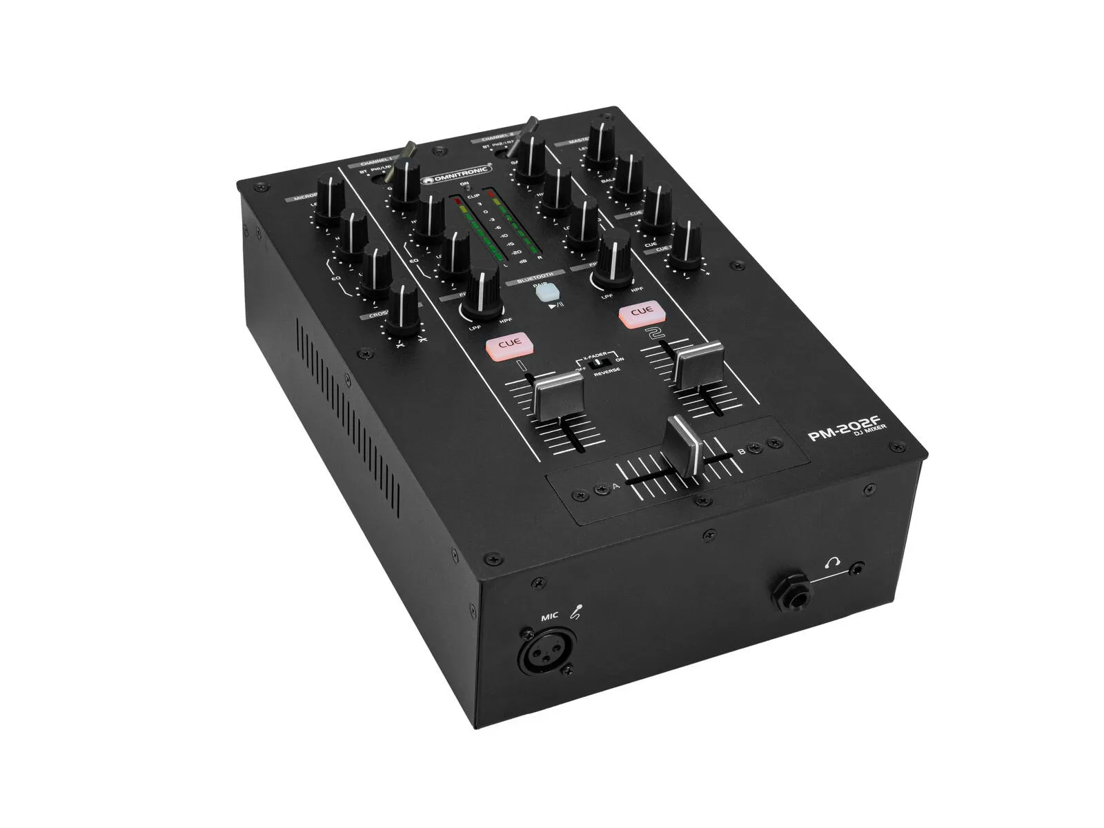 PM-202F 2-Kanal-DJ-Mixer