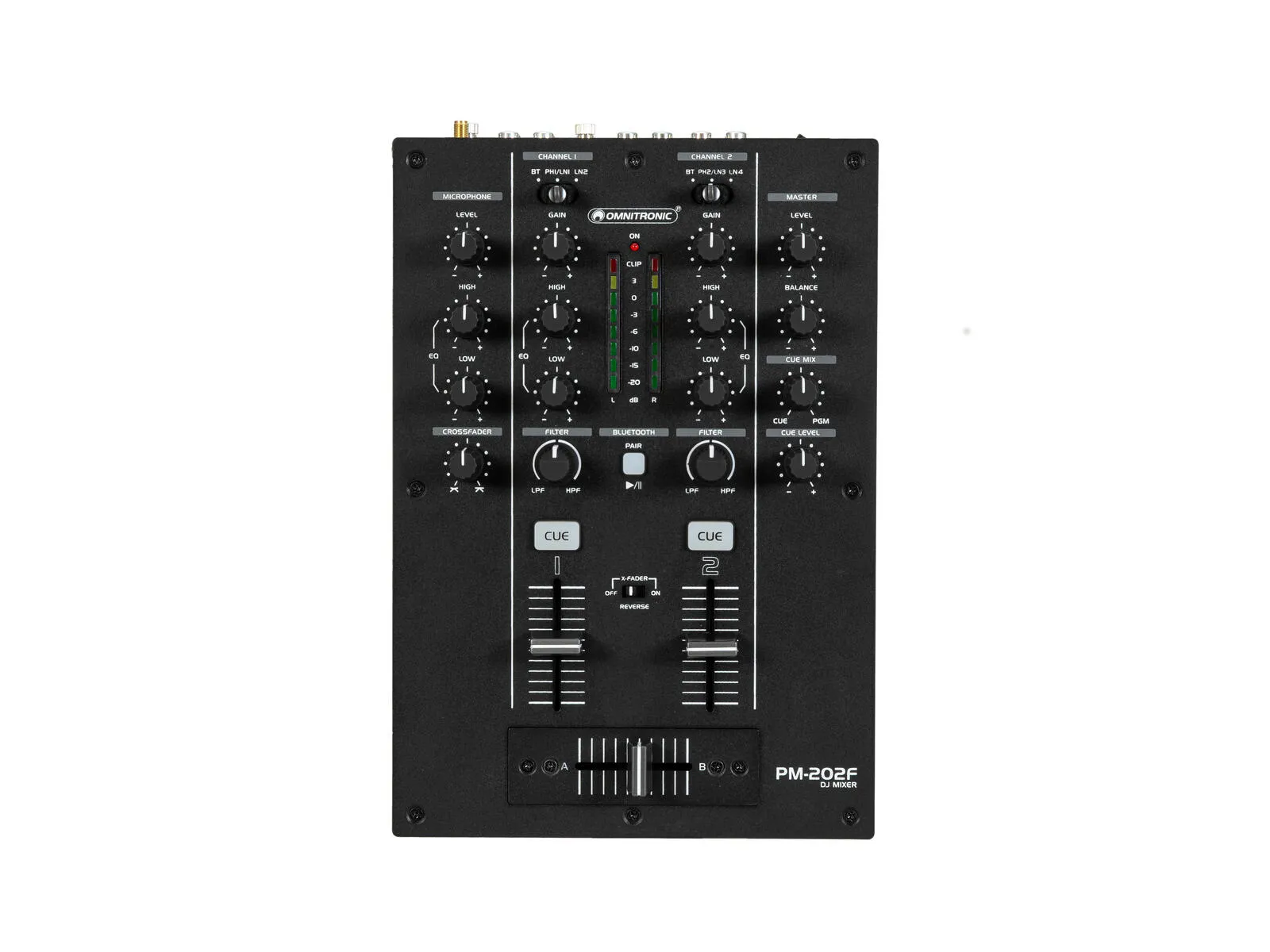PM-202F 2-Kanal-DJ-Mixer
