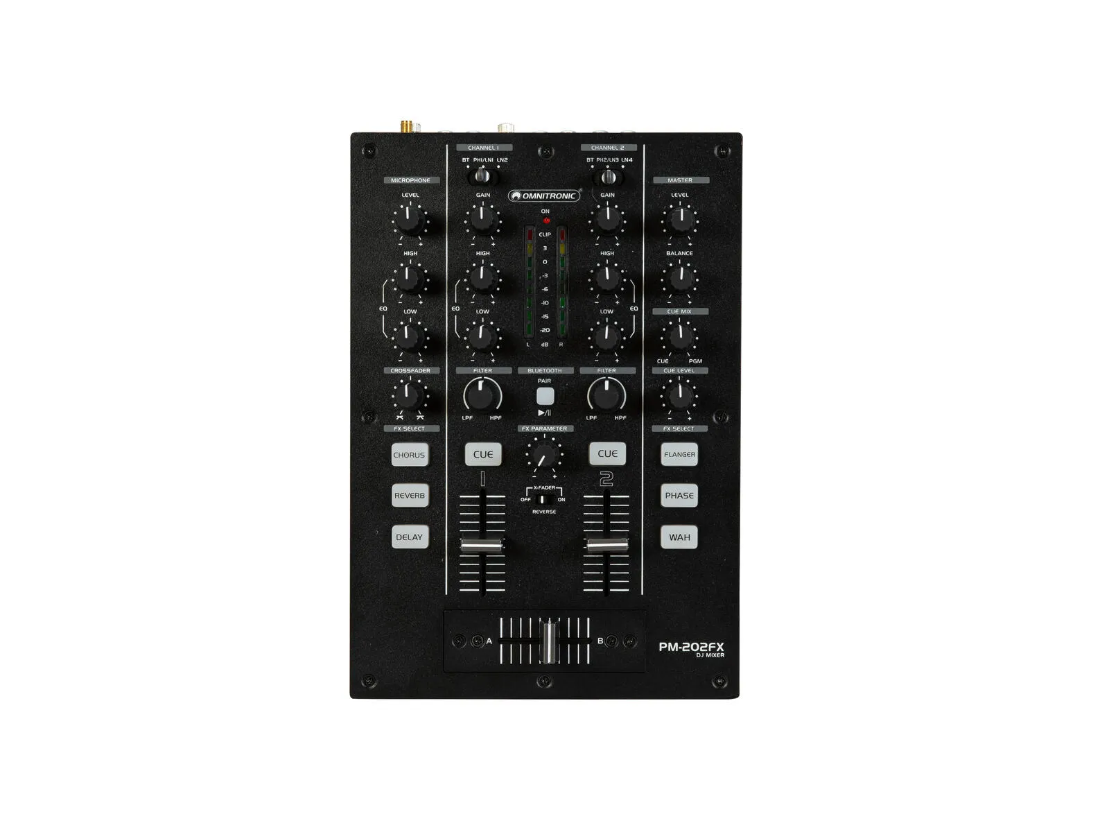 PM-202FX 2-Kanal-DJ-Mixer
