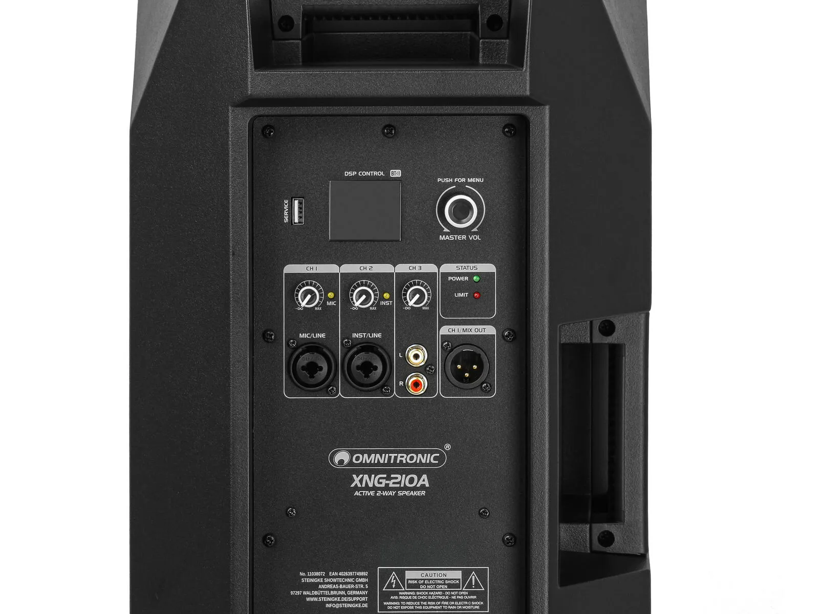 XNG-210A 2-Wege Lautsprecher, aktiv, DSP