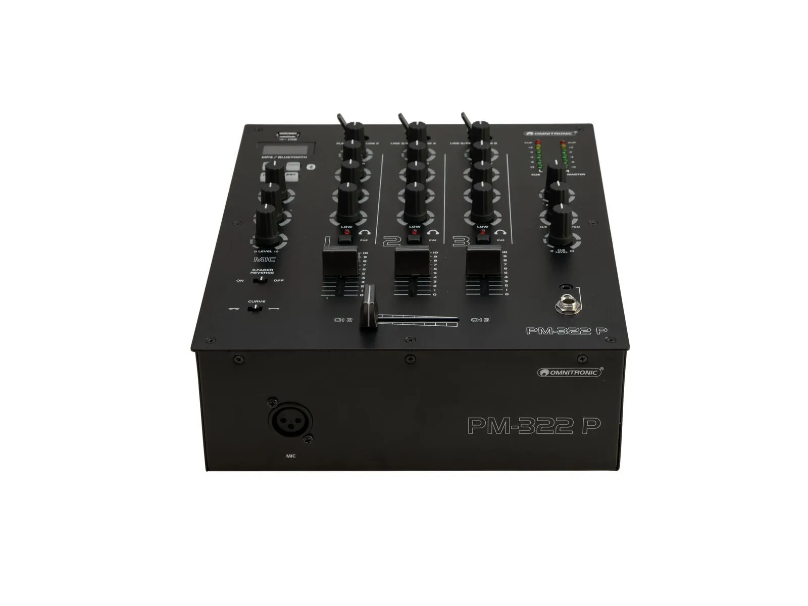PM-322P 3-Kanal-DJ-Mixer