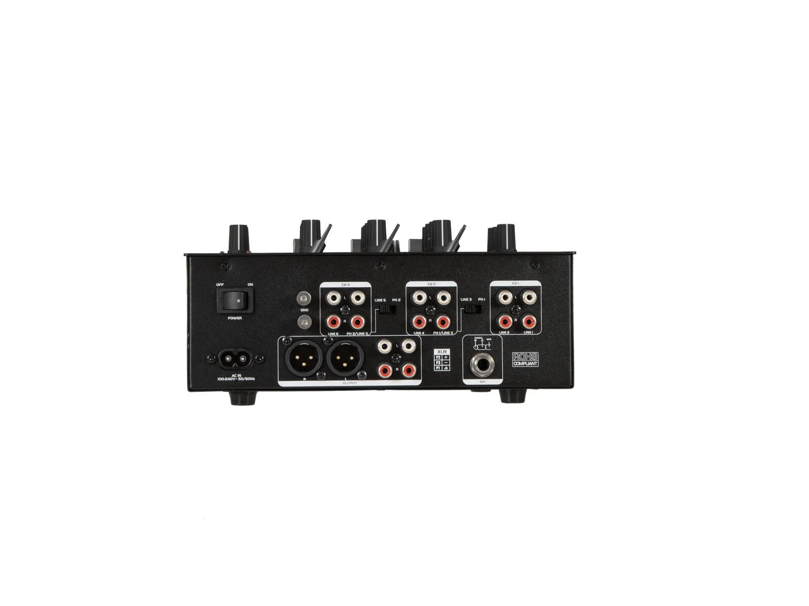 PM-322P 3-Kanal-DJ-Mixer