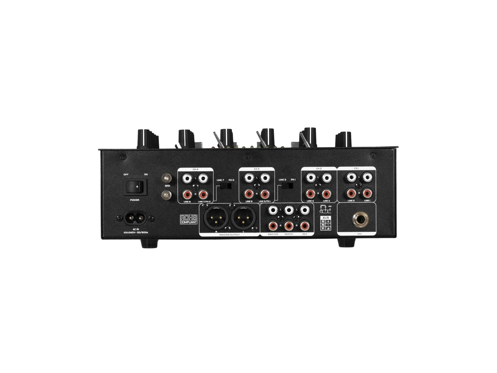 PM-422P 4-Kanal-DJ-Mixer