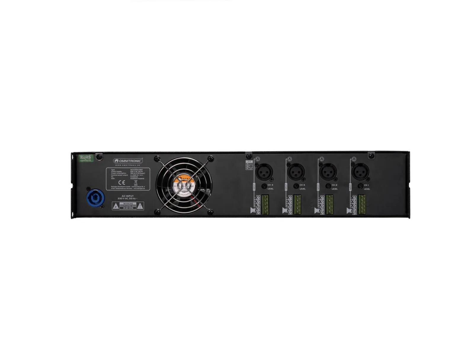 MCD-2004 MK2 4-Kanal-Installationsendstufe