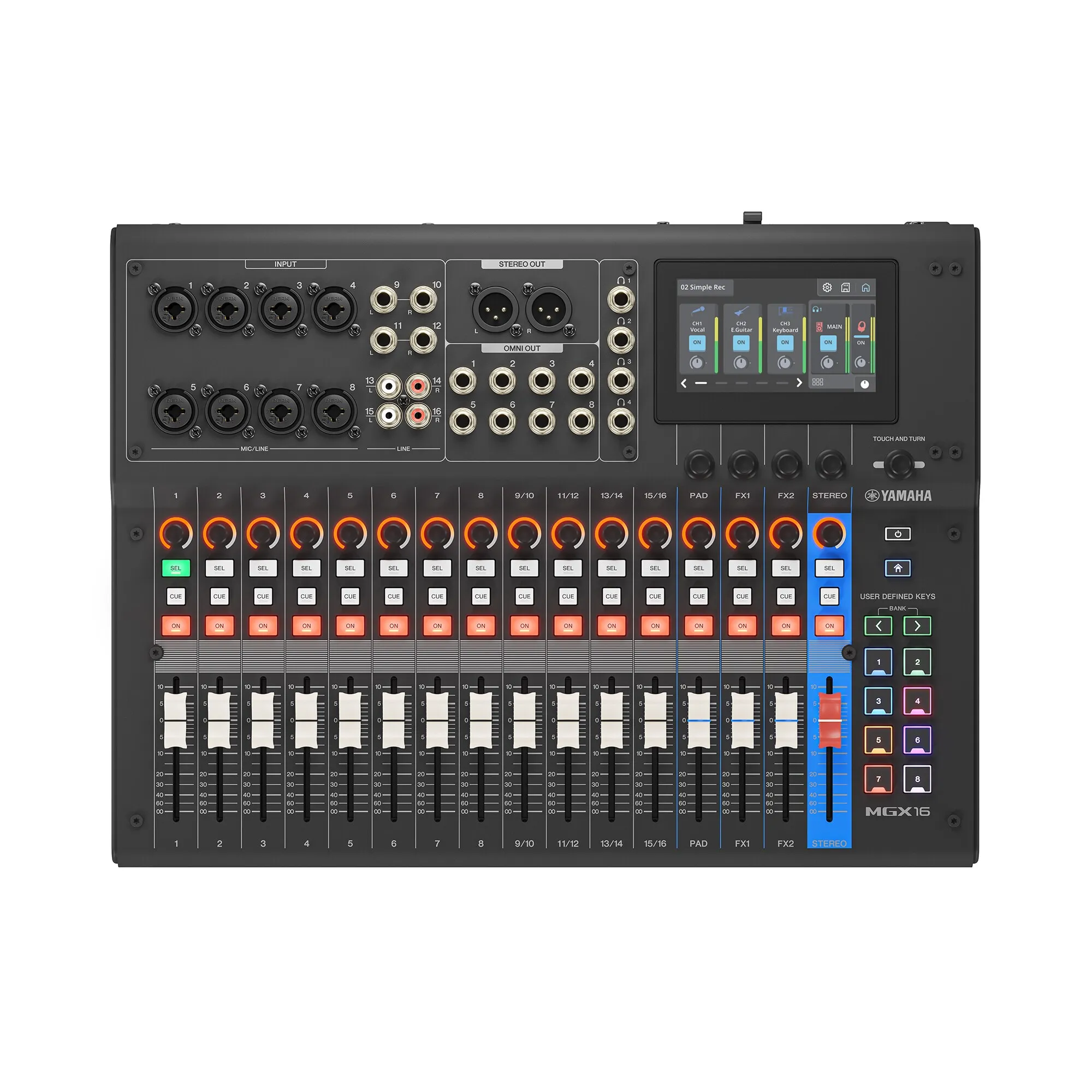 MGX16 BK Digitalmischpult