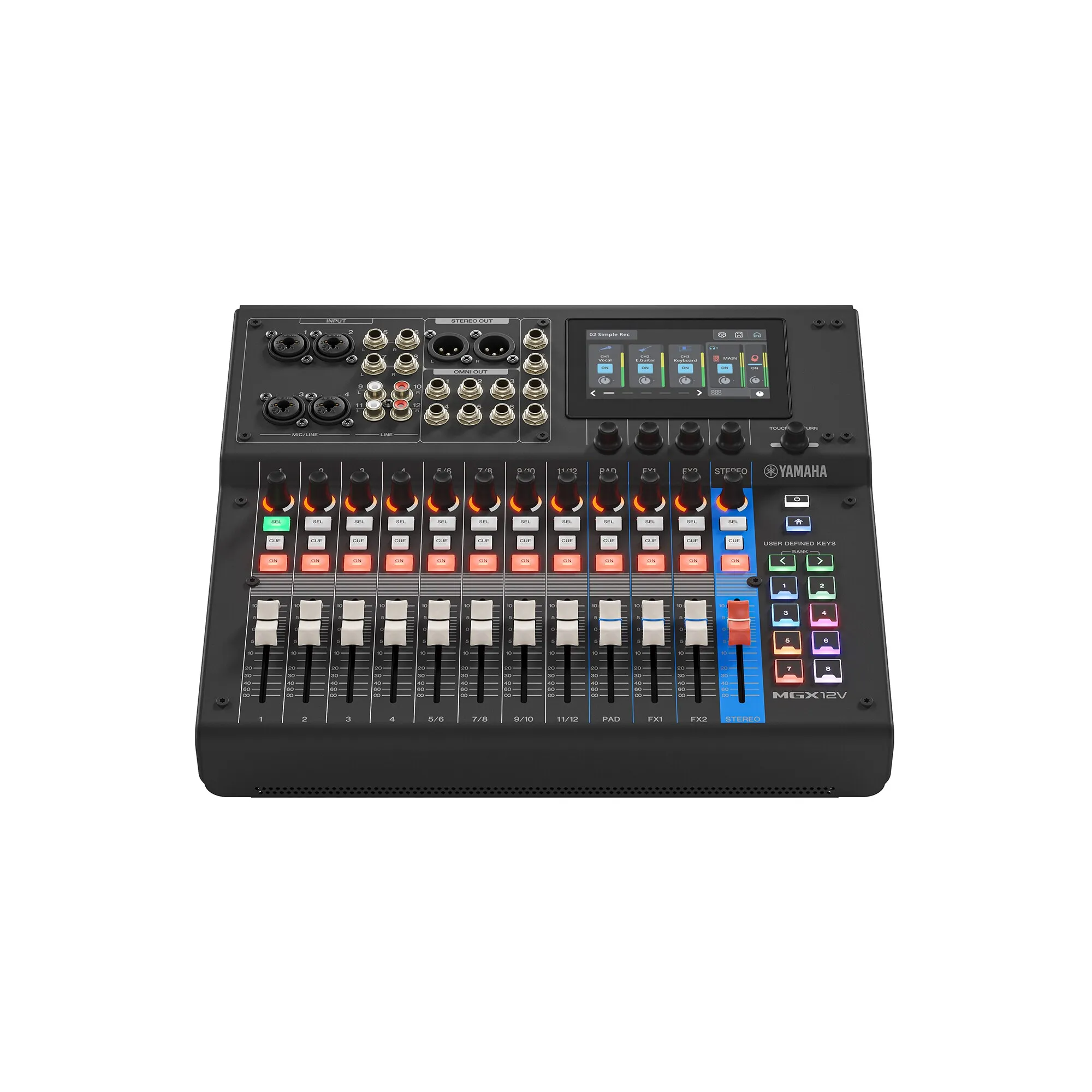 MGX12V BK Digitalmischpult