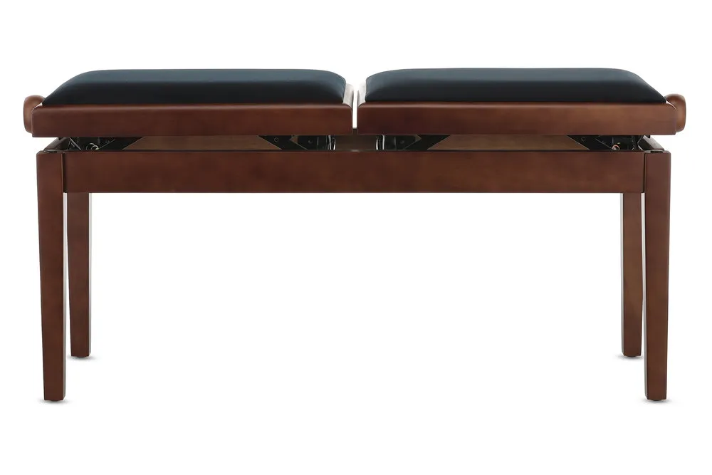 Pianobank Deluxe Double Nussbaum matt