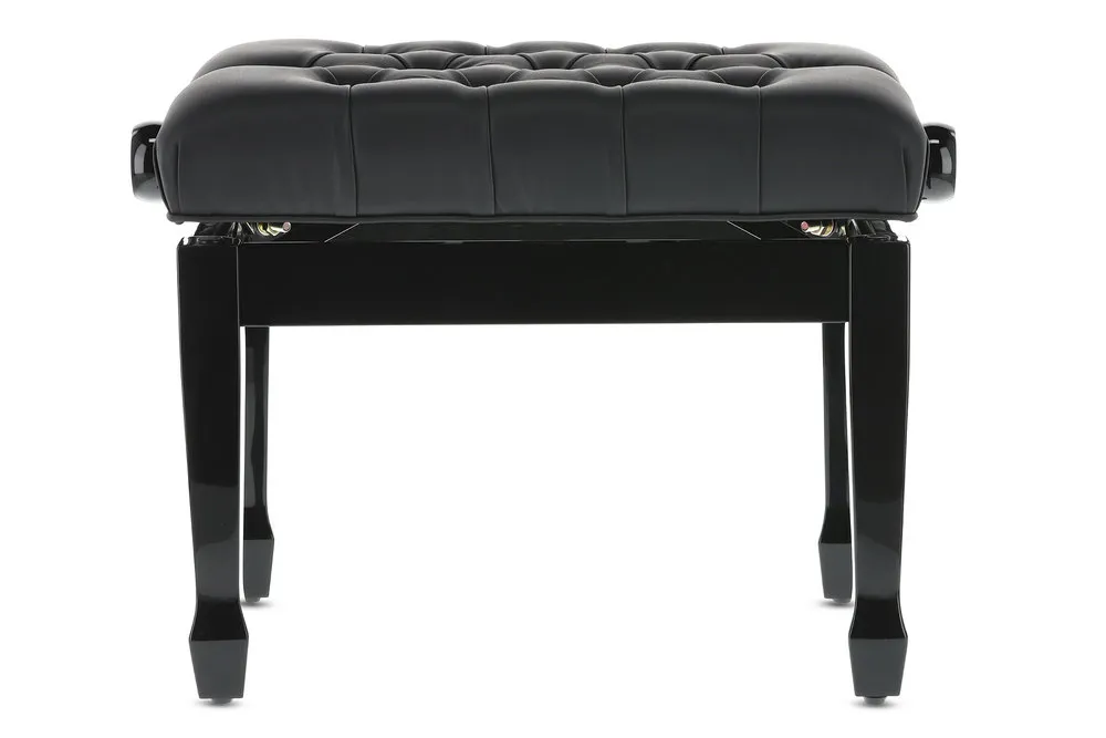 Pianobank Deluxe XL Schwarz hochglanz